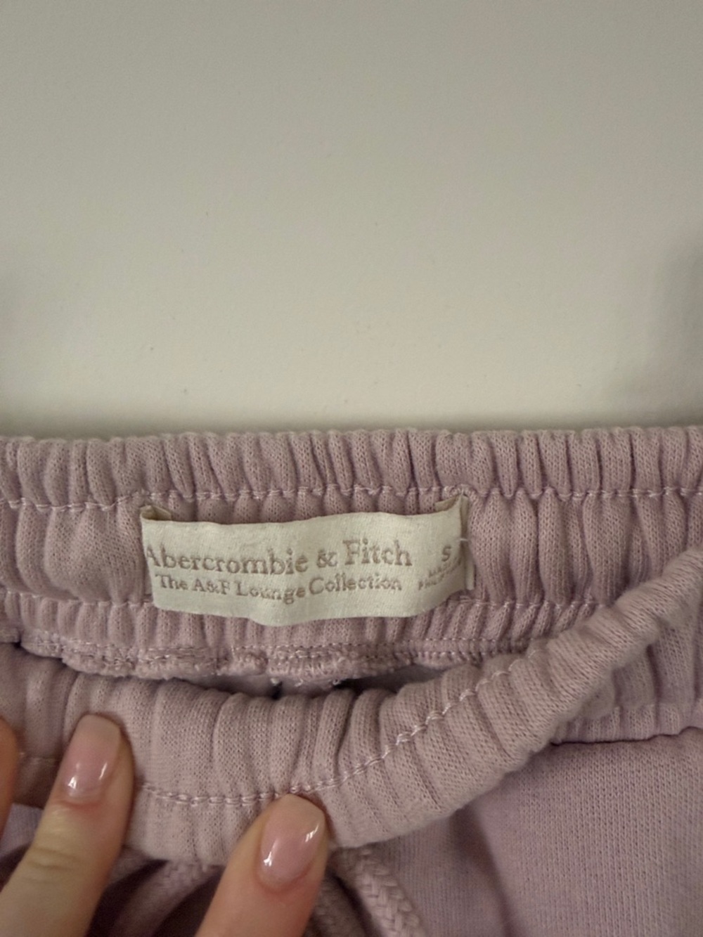 Abercrombie & Fitch Mauve Lounge Joggers - Picture 2 of 3